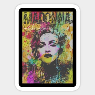 Madonna 1980s Pop Art Sticker